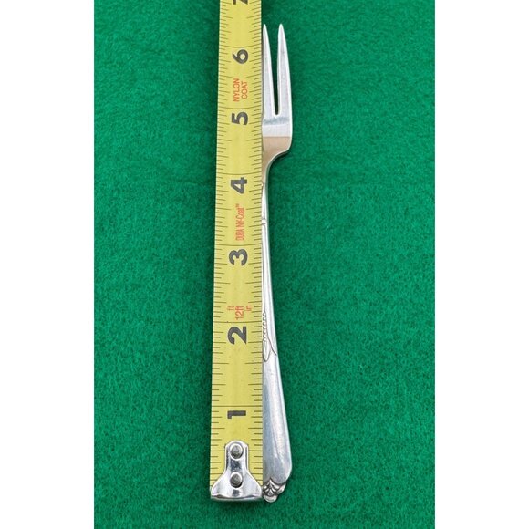 8 International Silver Rogers Reinforced Silverplate INSPIRATION Salad Forks - Picture 8 of 8